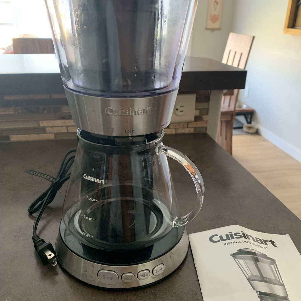 Cuisinart Silver and Black Coffee Brewer